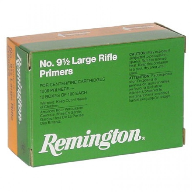 Zündhütchen Remington #9 1/2 Large Rifle | 1000 Stück